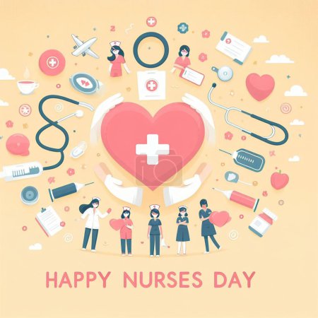 Stock de fotos gratis de Happy Nurses Day international.
