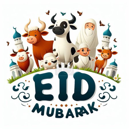 Eid Mubarak wünscht alles Gute, Bilder, Tapeten Kostenloser Download.