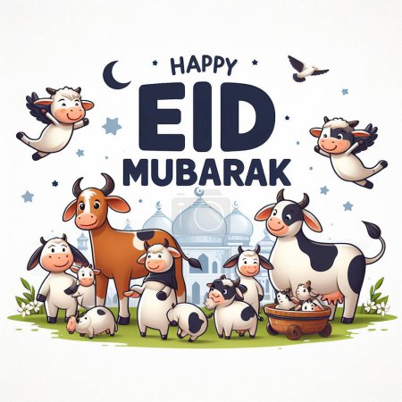Foto de Eid Mubarak desea imágenes Los mejores deseos, fondo de pantalla Descargar Gratis. - Imagen libre de derechos