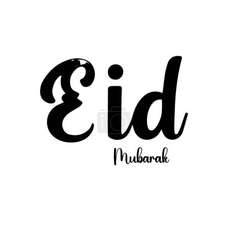 Photo for Eid mubarak english text effect fonts stock illustrations free - Royalty Free Image