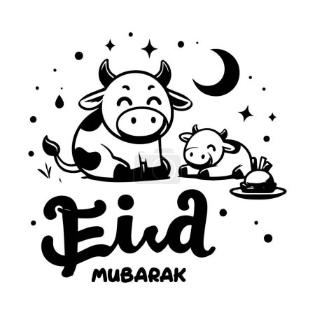 Photo for Eid mubarak english text effect fonts stock illustrations free - Royalty Free Image