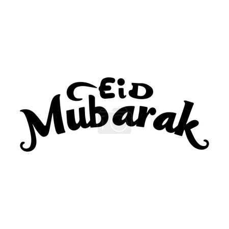 Eid mubarak inglés text effect fonts stock illustrations free