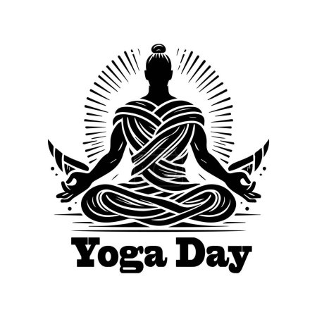 Día Internacional del Yoga, Día del Yoga, Día del Yoga Tipografía