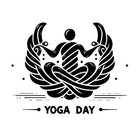 Journée internationale de Yoga, Journée du Yoga, Journée du Yoga Typographie