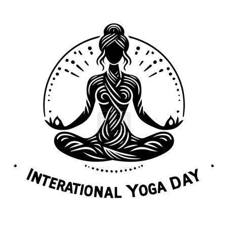 Internationaler Yoga-Tag, Yoga-Tag, Yoga-Tag Typografie