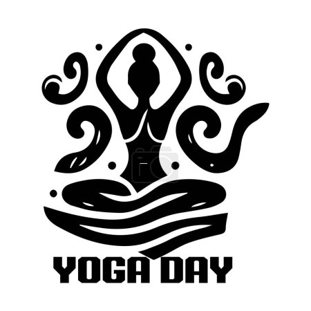 Journée internationale de Yoga, Journée du Yoga, Journée du Yoga Typographie