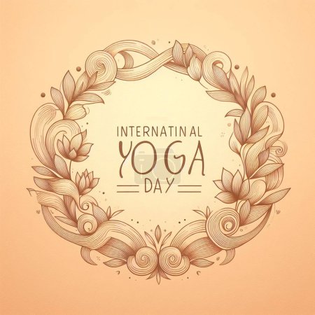 International yoga day vector illustration of download free
