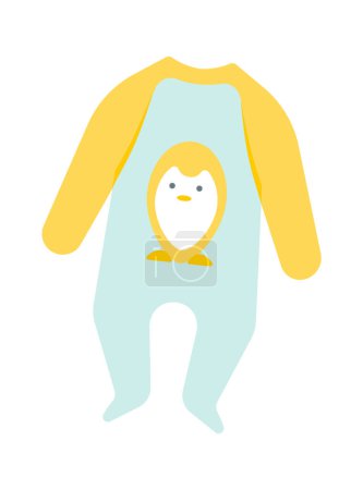 Téléchargez les illustrations : Body pour bébé nouveau-né. Illustration vectorielle - en licence libre de droit