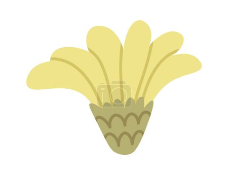 Illustration for Wildflower Head Icon Vector Illustration - Royalty Free Image