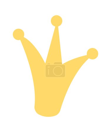 Illustration for Narrow Queen Crown Vector Illustration - Royalty Free Image