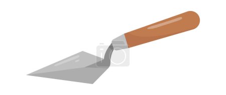 Illustration for Marshalltown Trowel Tool Vector Illustration - Royalty Free Image