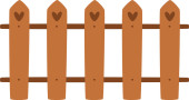 Wooden Fence Construction Vector Illustration t-shirt #669791688
