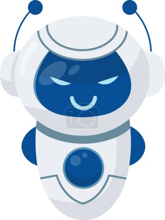Ilustración de Robot Chatbot Icono Vector Ilustración - Imagen libre de derechos