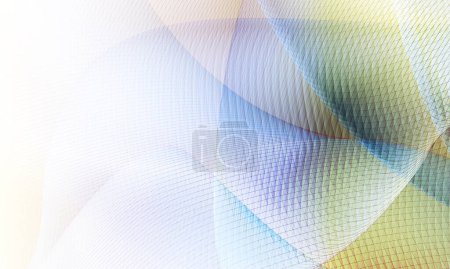 Abstract background blue light colorful wave futuristic design organic flow