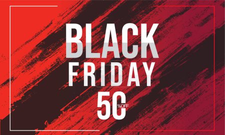 Téléchargez les photos : Black Friday vente offre bannière couverture modèle conception - en image libre de droit