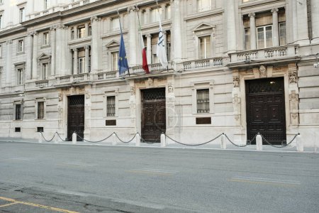 Photo for The headquarters of Cassa Depositi e Prestiti (CDP) in via Goito in Rome (April 2023). - Royalty Free Image