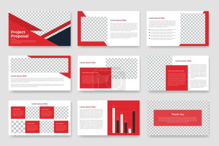 Business powerpoint presentation slides template and project proposal template, company profile brochure, booklet, business plan presentation template