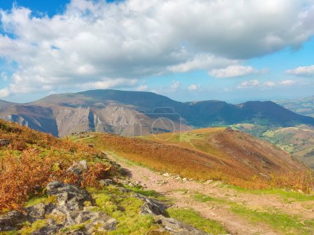 Téléchargez les photos : Montagne de Bidarray un jour d'automne au Pays Basque, France - en image libre de droit