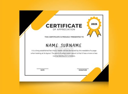 Creative multipurpose award certificate template