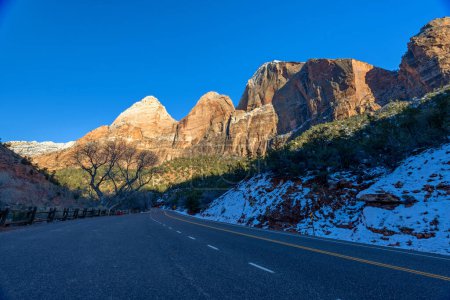 Photo for Scenic view of mountains in Zion national park, Springdale, Utah, USA - Royalty Free Image