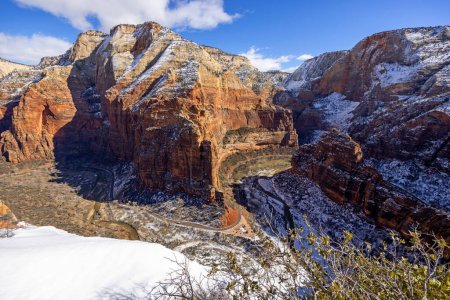 Photo for Angels landing trail view of Zion National Park in Springdale, Utah, USA - Royalty Free Image