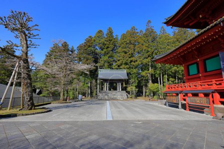 Photo for Nikkozan Rinnoji Temple (Buddhist complex with a renowned wooden hall) in Nikko, Japan - Royalty Free Image