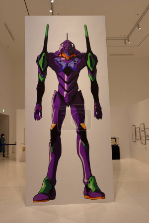 Téléchargez les photos : Exposition Hideaki Anno au Musée d'Art d'Aomori, Exposition d'art contemporain à Aomori, Japon - en image libre de droit