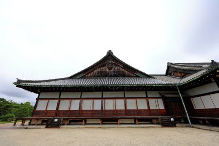 Foto de Castillo de Nijo con jardines, un hogar para el shogun Ieyasu en Nijojocho, Nakagyo Ward, Kyoto, Japón - Imagen libre de derechos