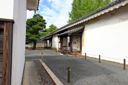 Foto de Castillo de Nijo con jardines, un hogar para el shogun Ieyasu en Nijojocho, Nakagyo Ward, Kyoto, Japón - Imagen libre de derechos
