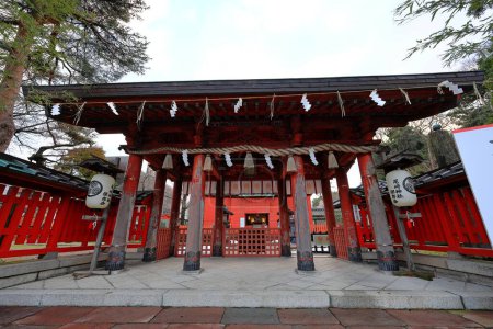 Photo for Ozaki Shrine situated at Marunouchi, Kanazawa, Ishikawa, Japan - Royalty Free Image