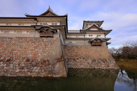 Photo for Kanazawa Castle Park a restoration castle situated at Marunouchi, Kanazawa, Ishikawa, Japan - Royalty Free Image