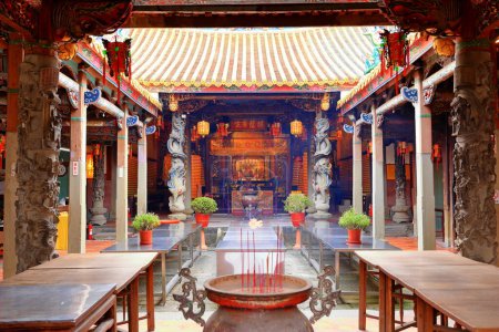 Bâtiment patrimonial (lieu de culte) du canton de Beipu, comté de Hsinchu, Taïwan