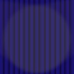 Luxurious dark blue theater curtains illuminated by spotlights. Horizontal background illustration material.