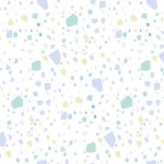 Pastel-colored terrazzo-like texture. Seamless pattern of artificial marble. Gentle and quiet image with light colors.