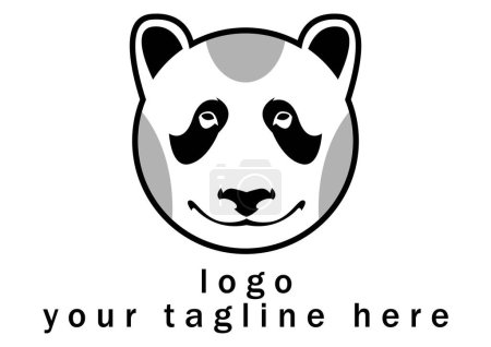 Ilustración de Fresco lindo panda diseño diseño wpap popart vector ilustración con colores frescos - Imagen libre de derechos
