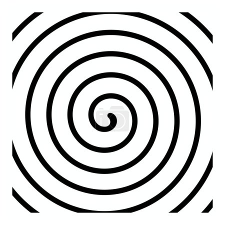 Ilustración de Vector optical illusion, illusion, pattern - Imagen libre de derechos