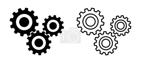 Illustration for Gears on a white background - Royalty Free Image