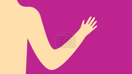 Photo for Hand on white background - Royalty Free Image