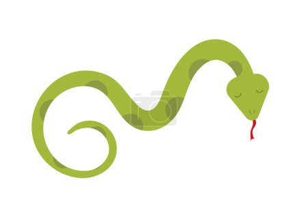 Ilustración de Icono de serpiente. ilustración de dibujos animados de iconos vectoriales para la web - Imagen libre de derechos