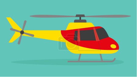 Illustration for Helicopter icon vector illustration - Royalty Free Image