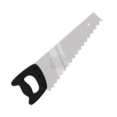 Illustration for Saw icon. vector illustration. - Royalty Free Image