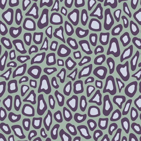 Illustration for Sea coral reef vector repeat pattern. - Royalty Free Image