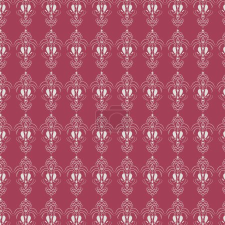 Illustration for Vintage style seamless vector pattern - Royalty Free Image