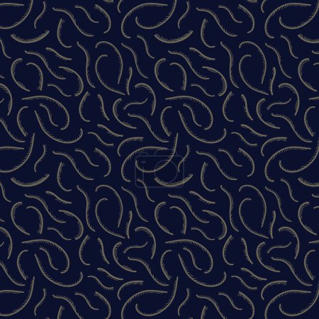 Illustration for Spirals seamless vector pattern. - Royalty Free Image