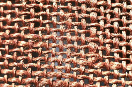 Photo for Brown steel coils background - Royalty Free Image