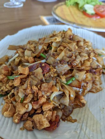 Photo for Singapore hawker food fried kuey teow - Royalty Free Image