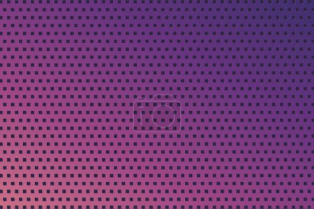 Illustration for Perforated leather seamless texture with purple gradient colors. Dotted pattern. Vector illustration. - Royalty Free Image