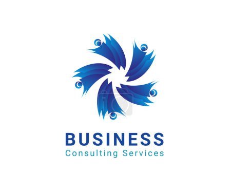 Business consulting services logo design