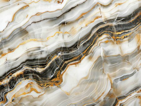 This photograph unveils the graceful ballet of natural marble waves, frozen in time yet full of motion.