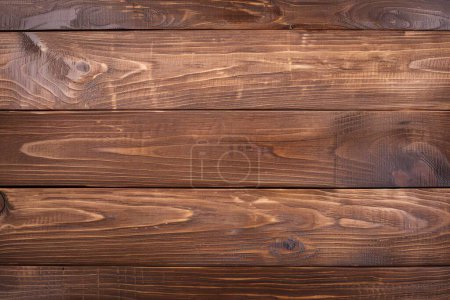 This image beautifully showcases richly stained wooden planks with enhanced natural grain details.